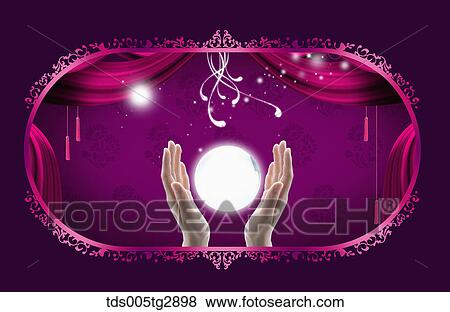 marble in hands on the stage View Large Illustration Stock Illustration - marble in hands on the stage. Fotosearch
