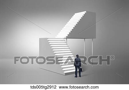 Drawing - rare view of the stood businessman. Fotosearch