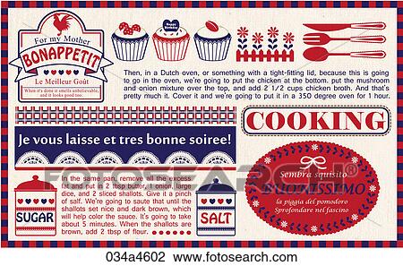 Drawing - The image for restaurant. Fotosearch