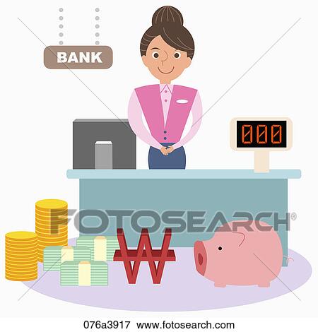 Stock Illustration - The image of banker. Fotosearch