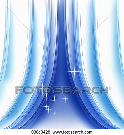 Stock Illustration - The image of blue line . Fotosearch
