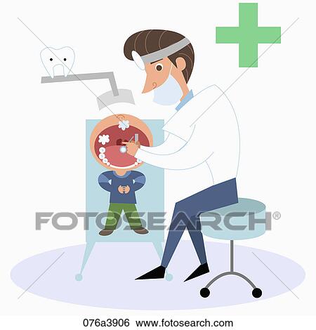 The image of dentist View Large Illustration Stock Illustration - The image of dentist . Fotosearch