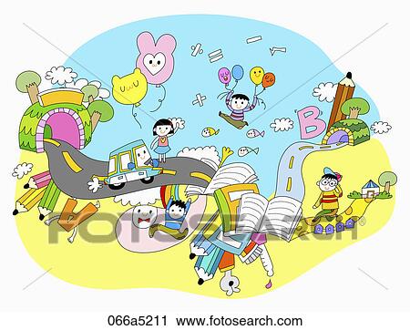 The image of English education View Large Illustration Clip Art - The image of English education. Fotosearch