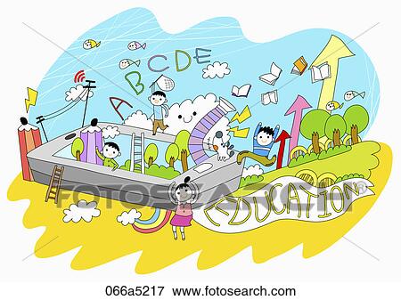 The image of English education View Large Illustration Stock Illustration - The image of English education. Fotosearch