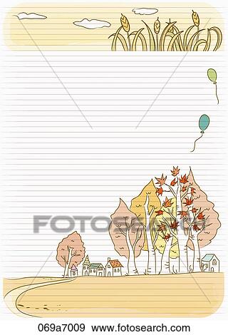 The image of letter with colored trees and crop View Large Illustration Stock Illustration - The image of letter with colored trees and crop. Fotosearch