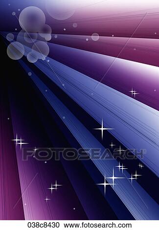 Clipart - The image of purple line and white light. Fotosearch