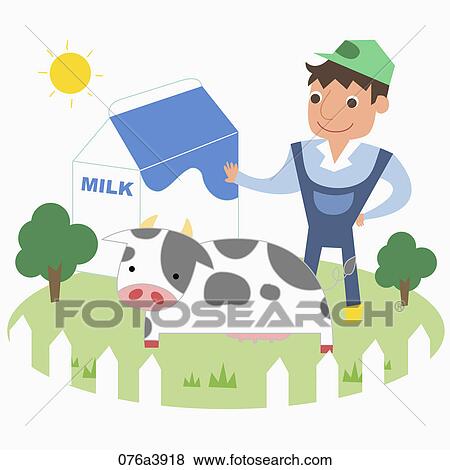 Stock Illustration - The image of rancher. Fotosearch