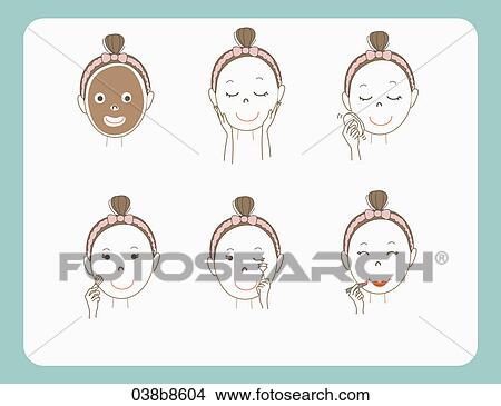 Stock Illustration - Various images for make up . Fotosearch