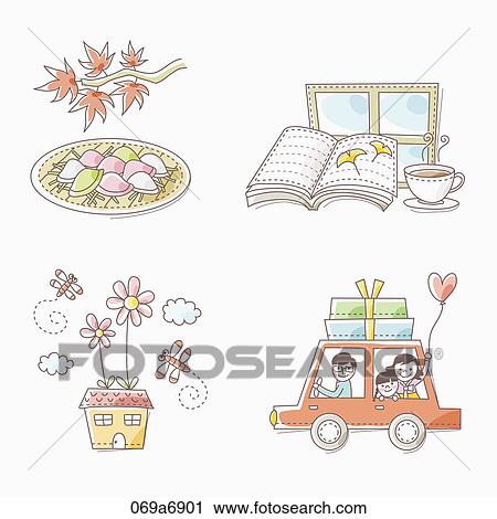 Clip Art - Various images for the fall. Fotosearch