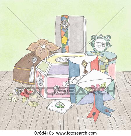 Various images of presents View Large Illustration Stock Illustration - Various images of presents. Fotosearch