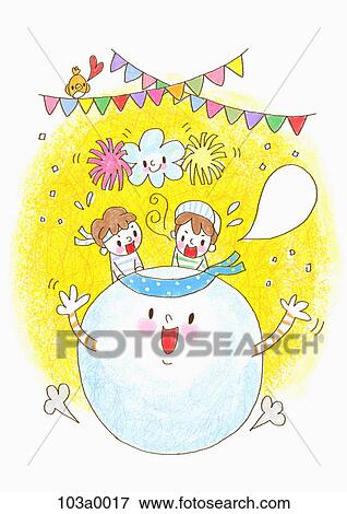 Various school related drawings of a sports day View Large Illustration Stock Illustration - Various school related drawings of a sports day. Fotosearch