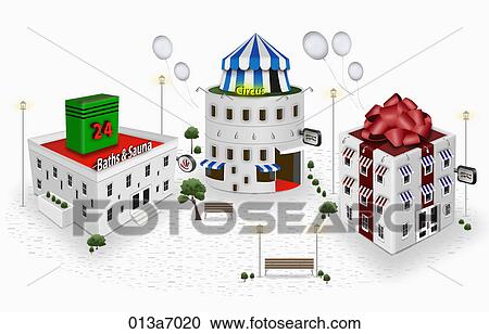 various types of building structures View Large Illustration Clipart - various types of building structures. Fotosearch