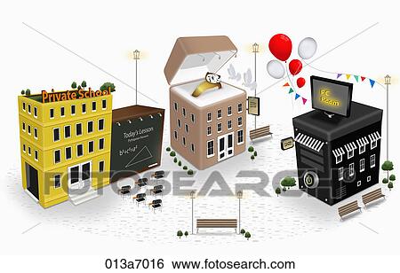 various types of building structures View Large Illustration Stock Illustration - various types of building structures. Fotosearch