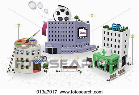 various types of building structures View Large Illustration Stock Illustration - various types of building structures. Fotosearch