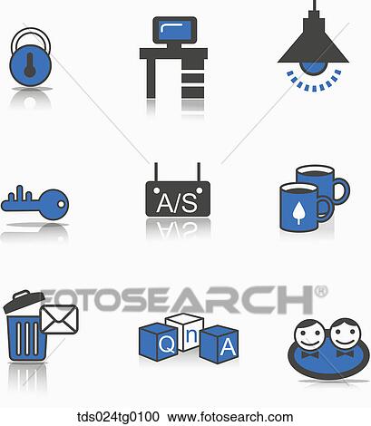 various types of icons View Large Illustration Clipart - various types of icons. Fotosearch