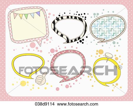 Stock Illustration - Various types of icons for memo. Fotosearch
