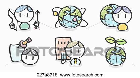 Various types of icons View Large Illustration Stock Illustration - Various types of icons. Fotosearch