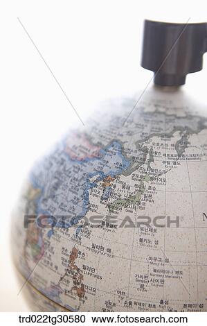 A Globe View Large Photo Image Stock Image - A Globe. Fotosearch