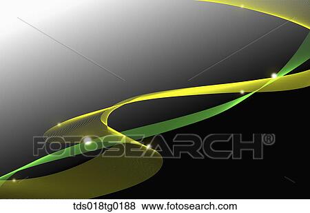 Abstractive image of black background and yellow, green lines View Large Photo Image Stock Photo - Abstractive image of black background and yellow, green lines. Fotosearch