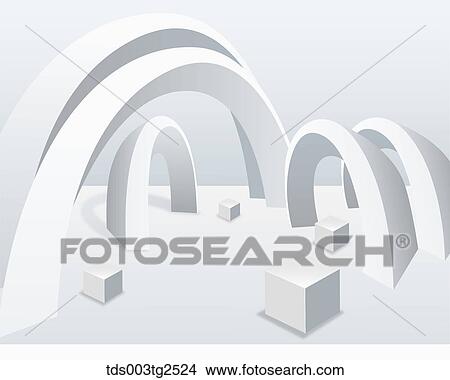 Abstractive Image Of Domes And Cubes View Large Photo Image Picture - Abstractive Image Of Domes And Cubes. Fotosearch