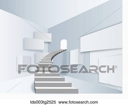 Abstractive Image Of Stairs Towards A Door And Rectangles On Walls View Large Photo Image Stock Photography - Abstractive Image Of Stairs Towards A Door And Rectangles On Walls. Fotosearch