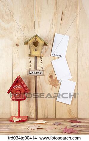 Autumn With Fallen Leaves And Letter View Large Photo Image Picture - Autumn With Fallen Leaves And Letter. Fotosearch