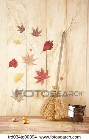 Autumn With Fallen Leaves View Large Photo Image Picture - Autumn With Fallen Leaves. Fotosearch