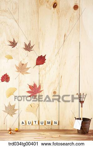 Autumn With Fallen Leaves View Large Photo Image Stock Image - Autumn With Fallen Leaves. Fotosearch