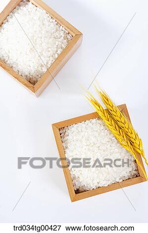 Autumn Wth Baskets Of Newly Harvested Rice View Large Photo Image Stock Photo - Autumn Wth Baskets Of Newly Harvested Rice. Fotosearch