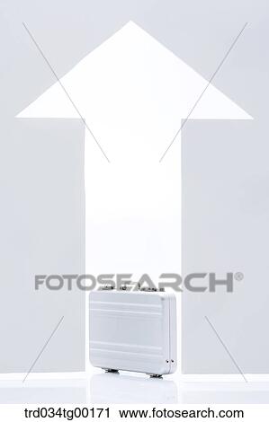 brief case and arrow sign View Large Photo Image Stock Image - brief case and arrow sign. Fotosearch