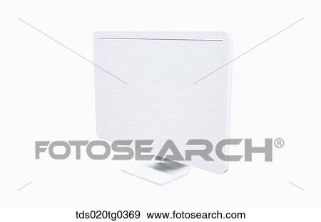 Computer Monitor Covered In White View Large Photo Image Stock Photo - Computer Monitor Covered In White. Fotosearch
