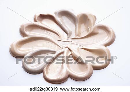 Flower Shape Of Liquid Foundation View Large Photo Image Stock Photo - Flower Shape Of Liquid Foundation. Fotosearch