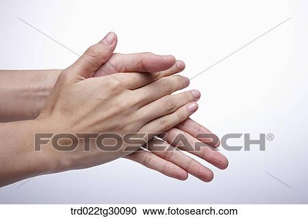 gesture of how to wash the hands View Large Photo Image Stock Image - gesture of how to wash the hands . Fotosearch