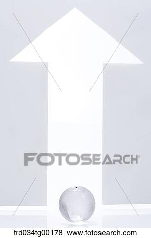 globe and arrow sign View Large Photo Image Stock Photo - globe and arrow sign. Fotosearch