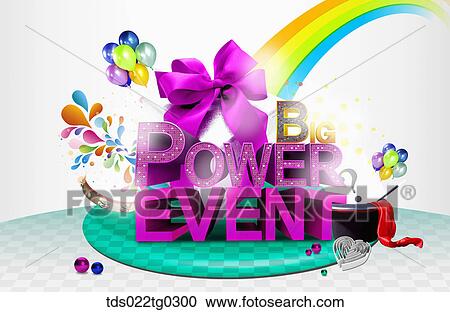 Image Of Big Power Event With Big Gift Box And Rainbow View Large Photo Image Stock Image - Image Of Big Power Event With Big Gift Box And Rainbow. Fotosearch
