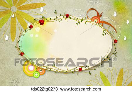 Image Of Oval Shape Letter Paper With Red Roses And Leaves View Large Photo Image Stock Image - Image Of Oval Shape Letter Paper With Red Roses And Leaves. Fotosearch