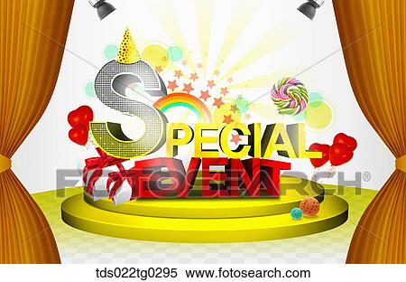 Image Of Special Event With Gift Boxes And Balloons In Brown View Large Photo Image Stock Photography - Image Of Special Event With Gift Boxes And Balloons In Brown. Fotosearch