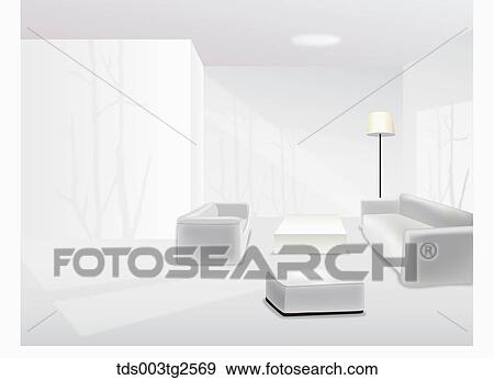Interior Of Table, Sofas And Lamp View Large Photo Image Stock Photo - Interior Of Table, Sofas And Lamp. Fotosearch