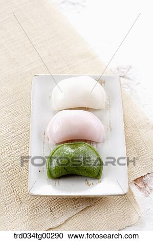 Korean rice cake on the dish View Large Photo Image Stock Image - Korean rice cake on the dish . Fotosearch