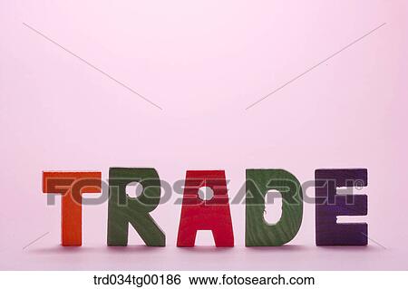 Stock Photograph - letters of trade. Fotosearch