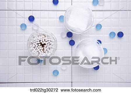 Make up cotton, cotton swap, and cotton in the plastic containers from the above View Large Photo Image Stock Image - Make up cotton, cotton swap, and cotton in the plastic containers from the above. Fotosearch