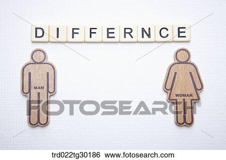 Man wooden block and woman wooden block with difference blocks View Large Photo Image Stock Photograph - Man wooden block and woman wooden block with difference blocks. Fotosearch