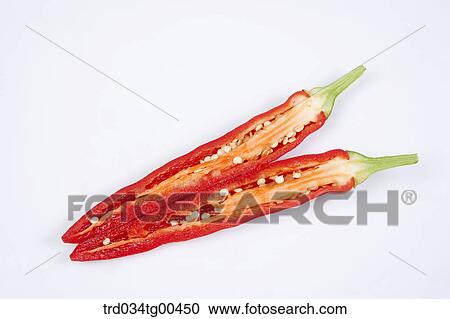 Red Pepper In Half View Large Photo Image Stock Image - Red Pepper In Half. Fotosearch