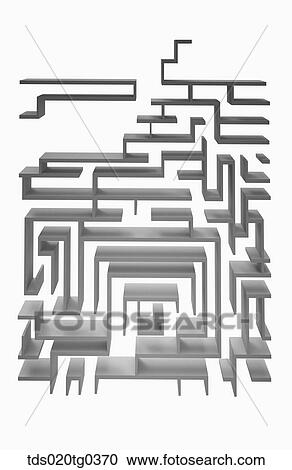 Silver Maze View Large Photo Image Stock Image - Silver Maze. Fotosearch