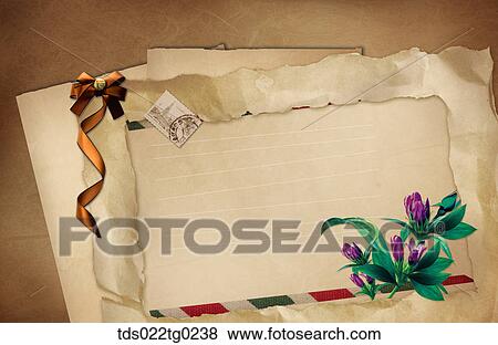 The image of letter and flowers View Large Photo Image Stock Photo - The image of letter and flowers. Fotosearch