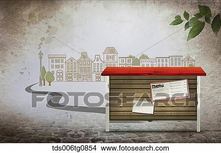 The image of street and bulletin board View Large Photo Image Picture - The image of street and bulletin board. Fotosearch