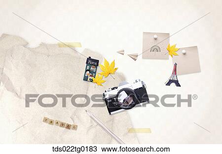 Stock Image - The image of travel decorations. Fotosearch