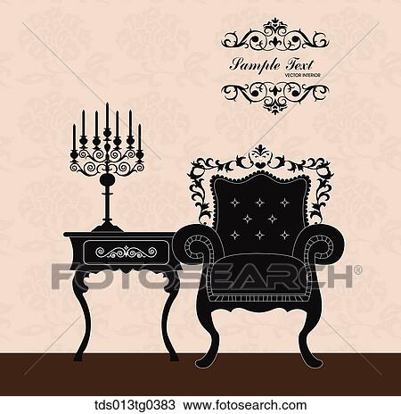 Various Antique Furnitures In Black View Large Photo Image Stock Image - Various Antique Furnitures In Black. Fotosearch