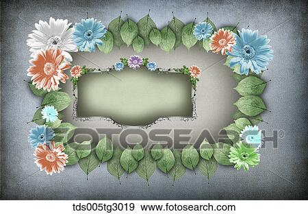 Stock Photo - Various Colors Of Flowers On Hemp Cloth. Fotosearch
