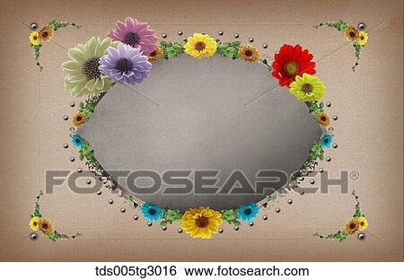 Various Colors Of Flowers On Hemp Cloth View Large Photo Image Stock Photograph - Various Colors Of Flowers On Hemp Cloth. Fotosearch